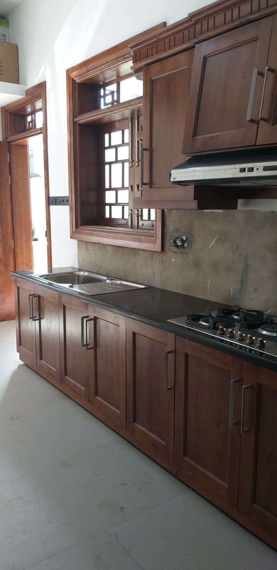 Black Granite Corner Sink