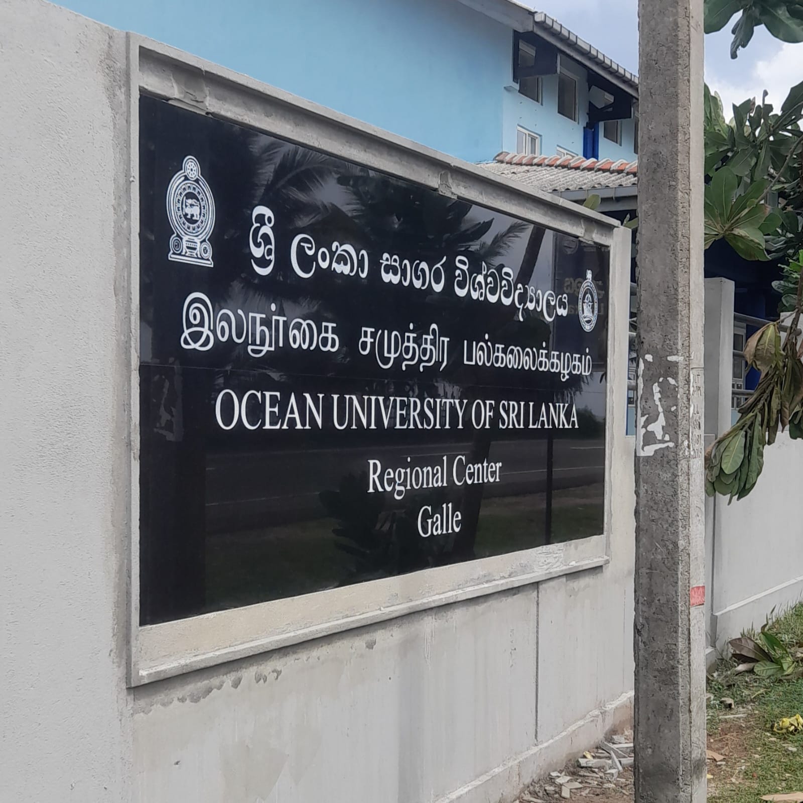 Ocean University Plaque 2